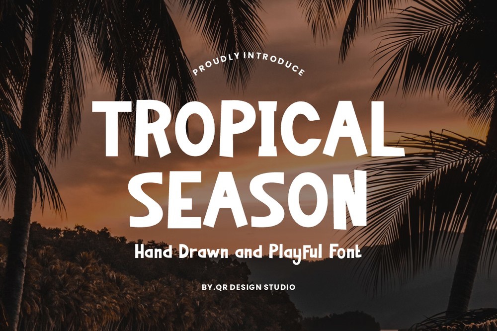 Font Tropical Season
