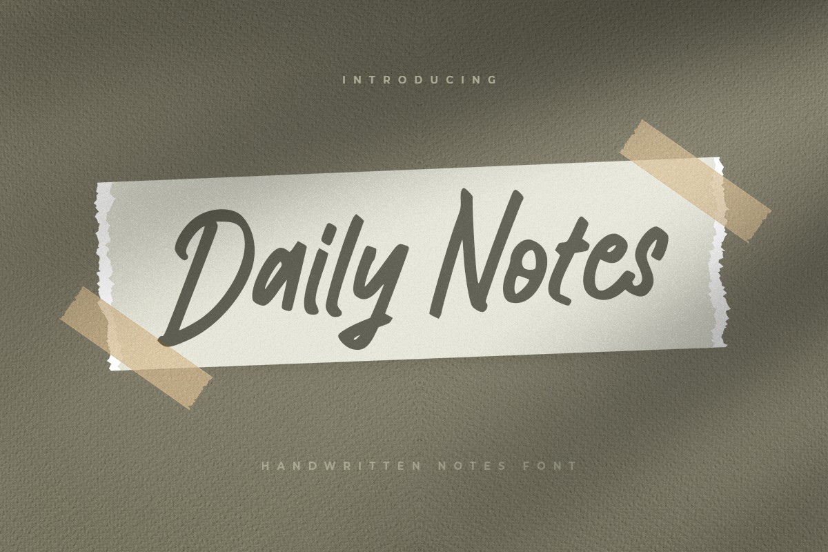 Font Daily Notes