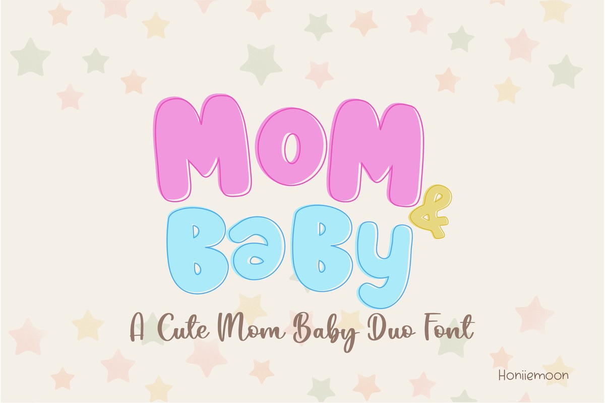 Font Mom & Baby