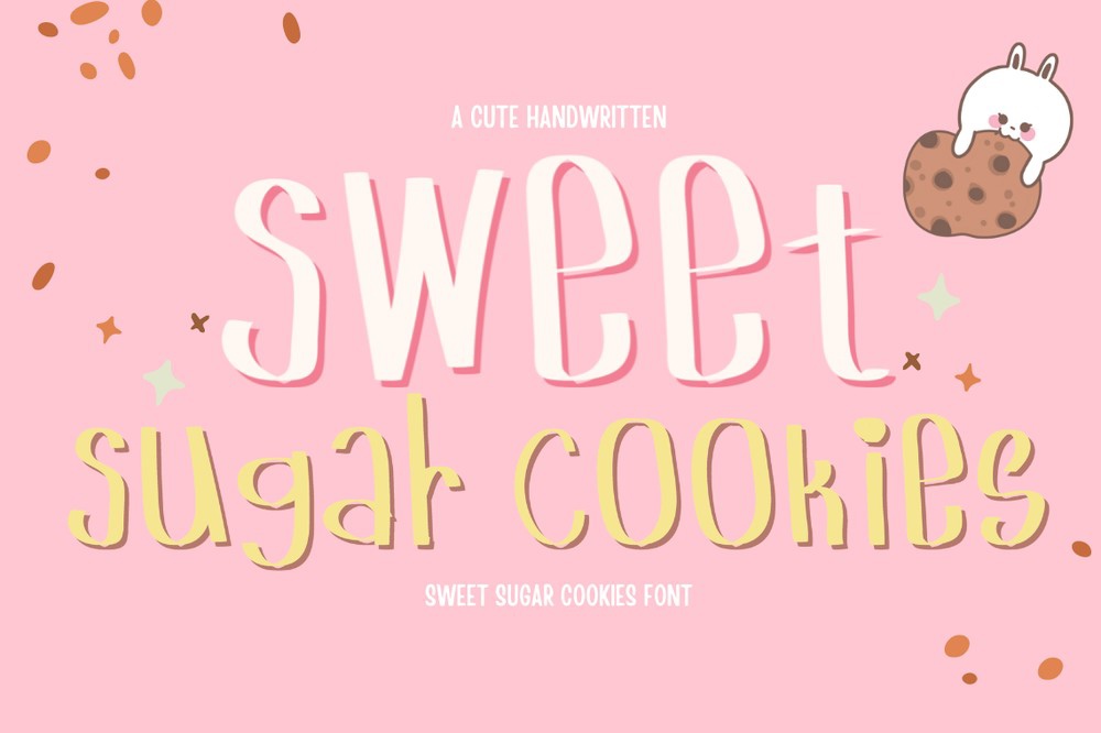 Font Sweet Sugar Cookies: download and install on the WEB site