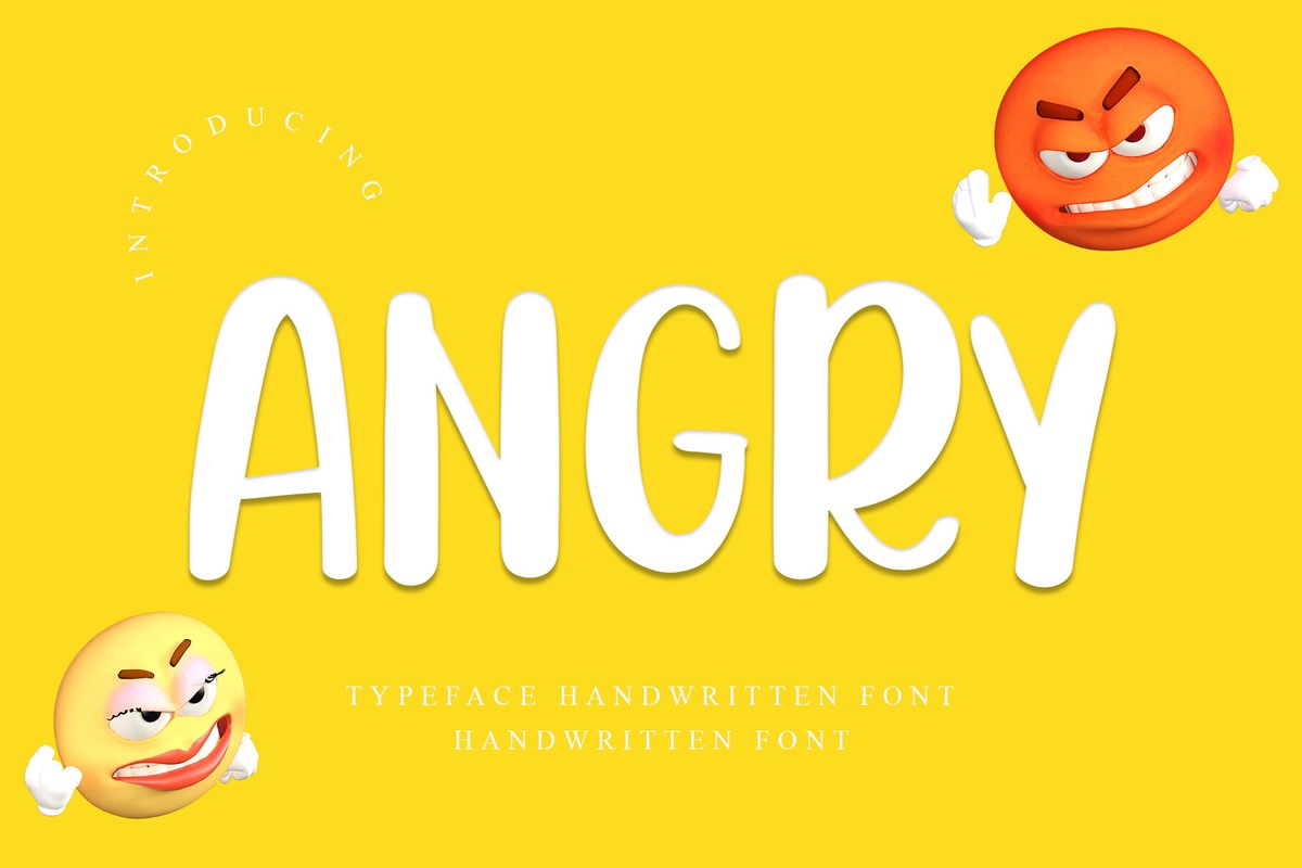 Font Angry