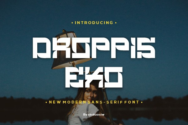 Font Droppis Exo