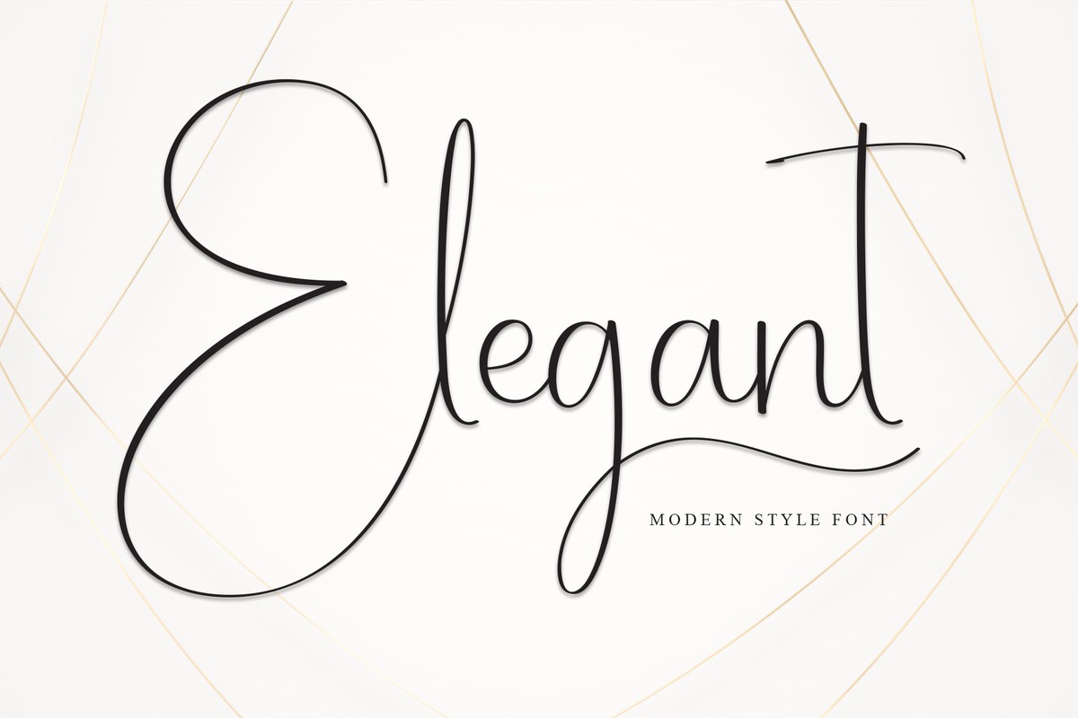 Font Elegant