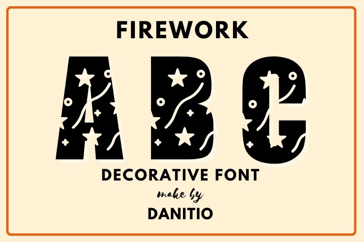 Font Firework: download and install on the WEB site