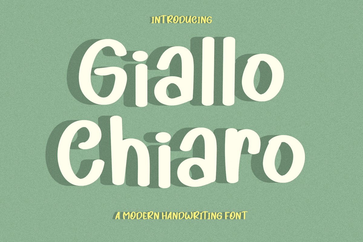 Font Giallo Chiaro