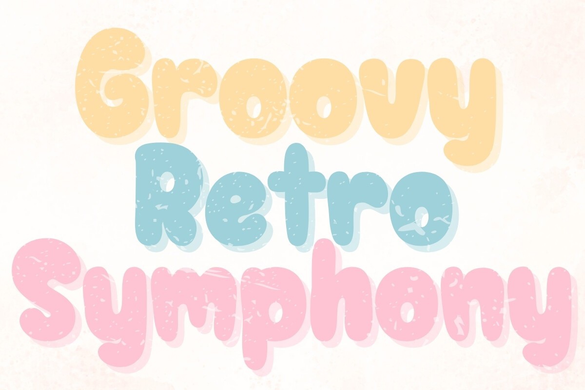 Font Groovy Retro Symphony