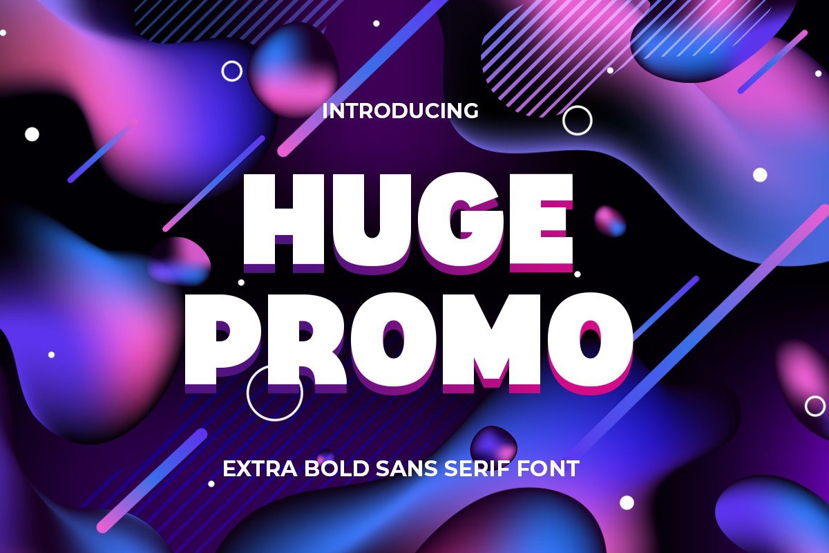 Font Huge Promo