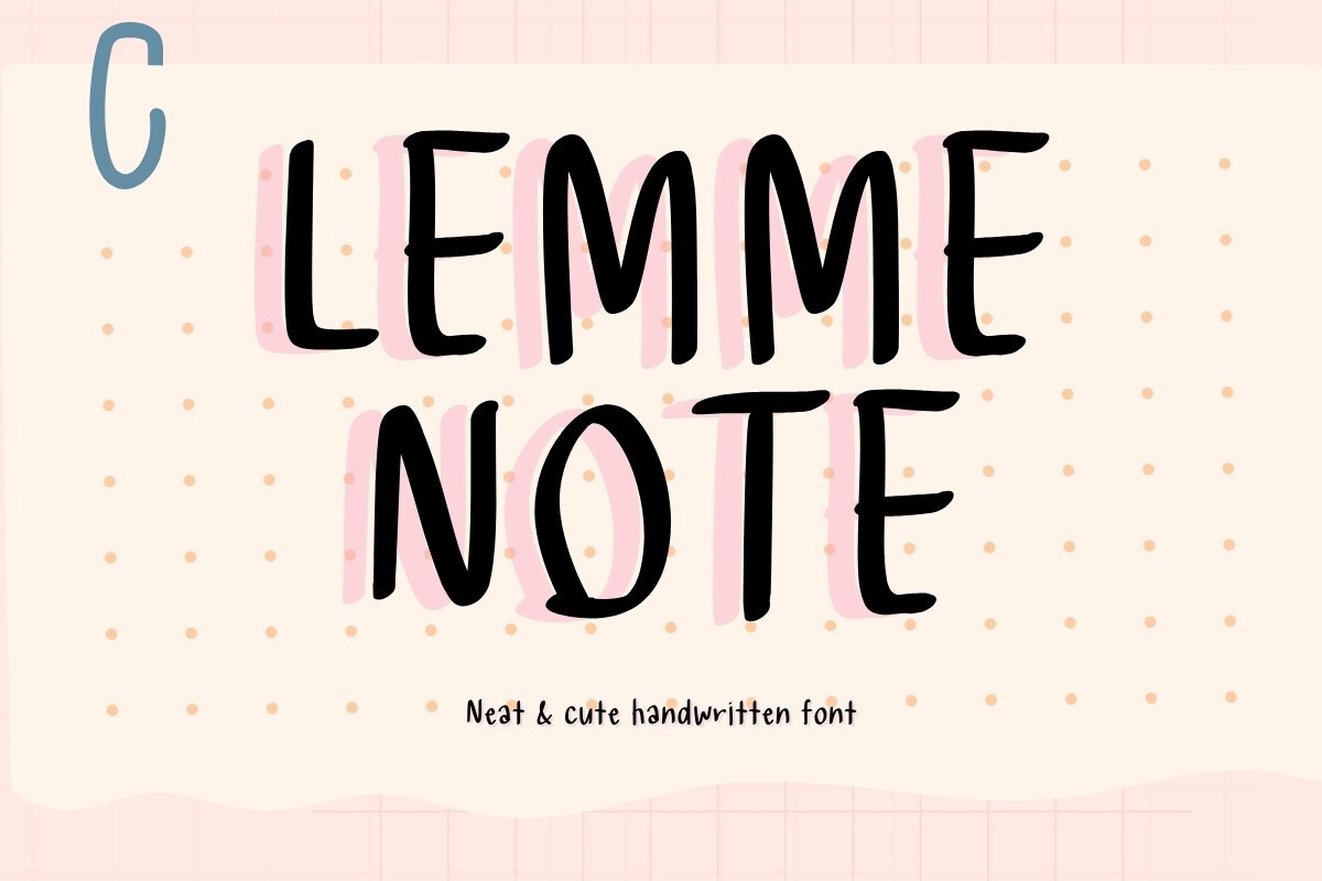 Font LemmeNote