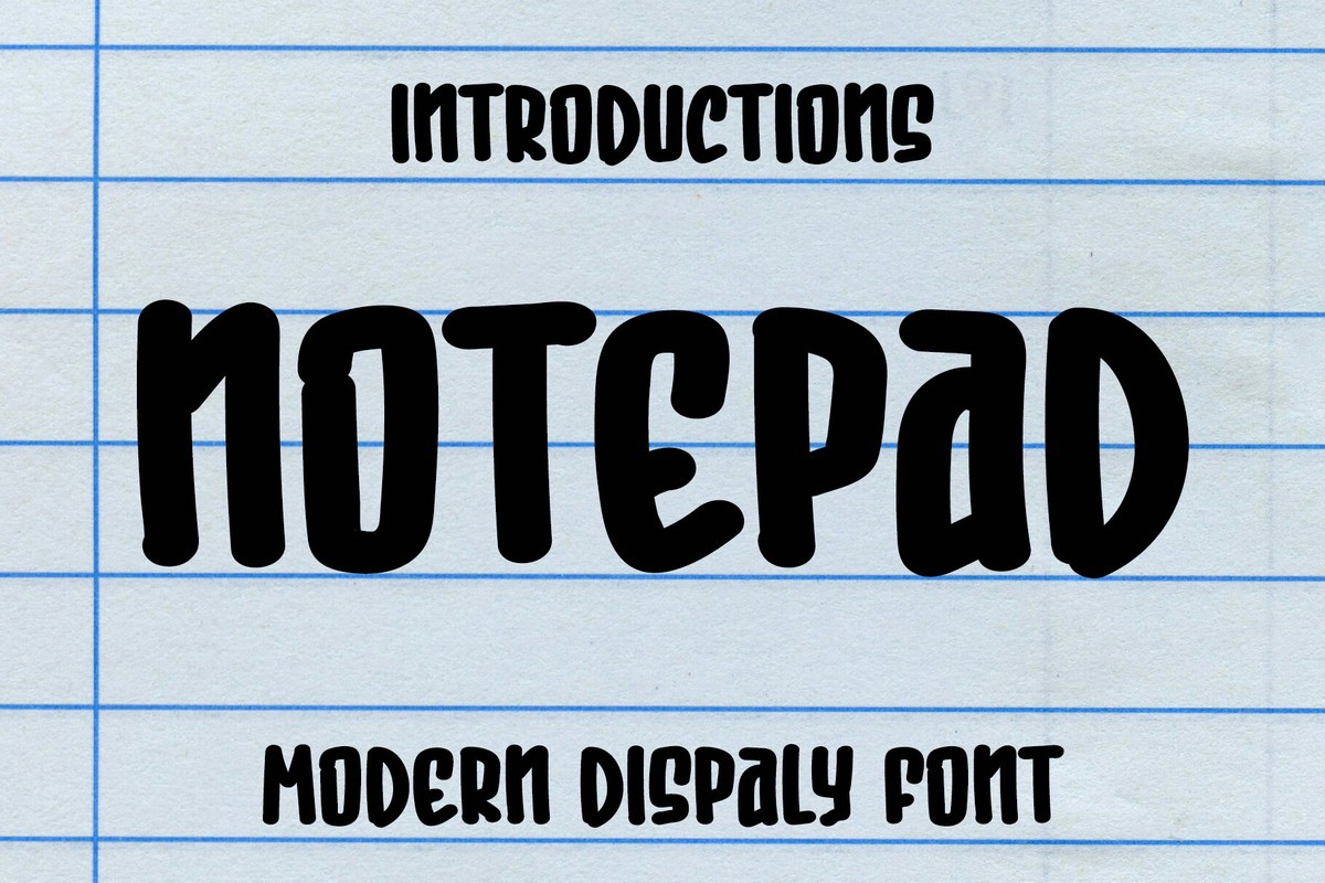 Font Notepad: download and install on the WEB site