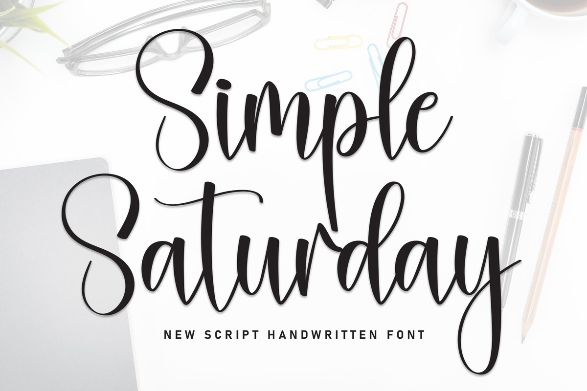 Font Simple Saturday