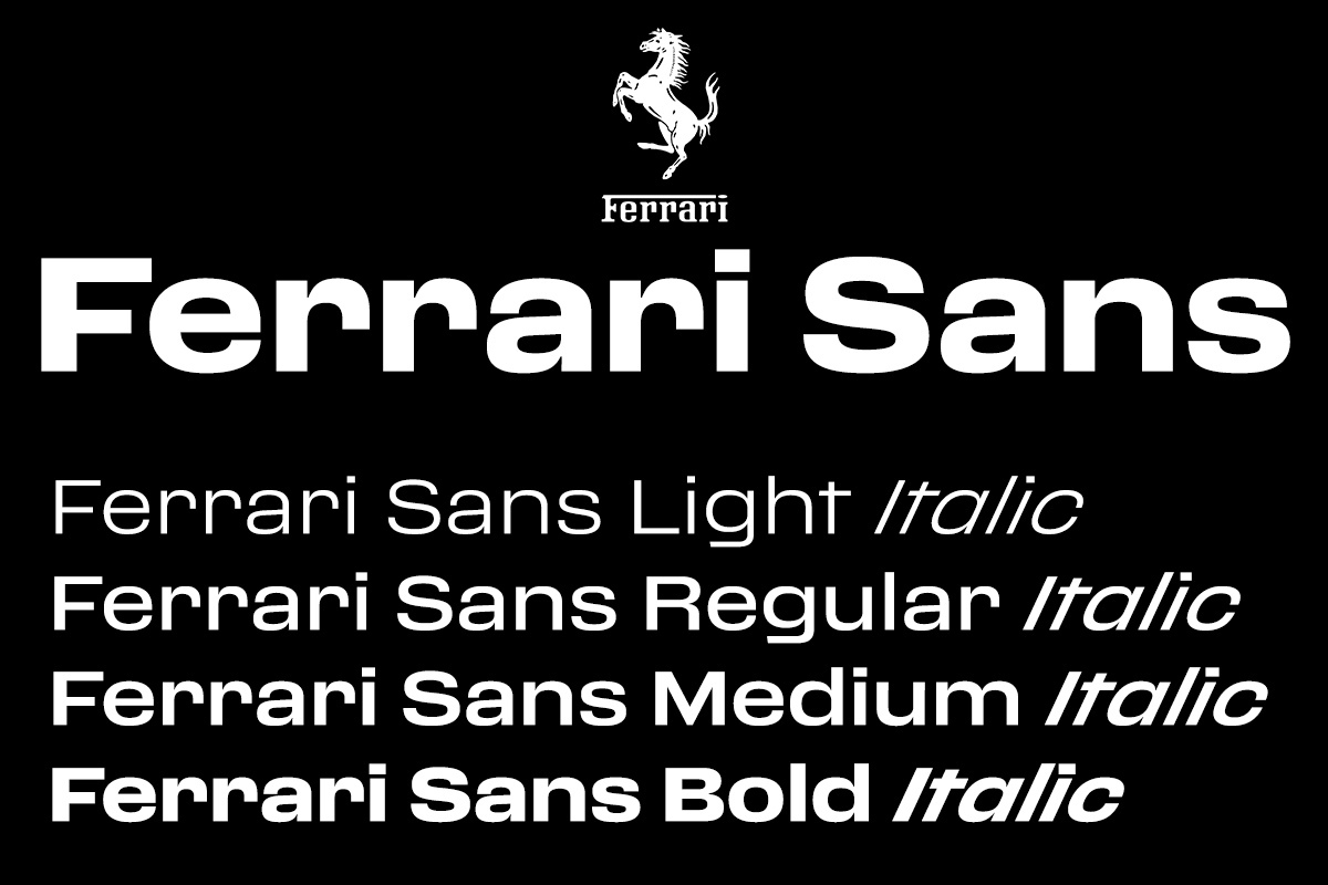 Font Ferrari Sans