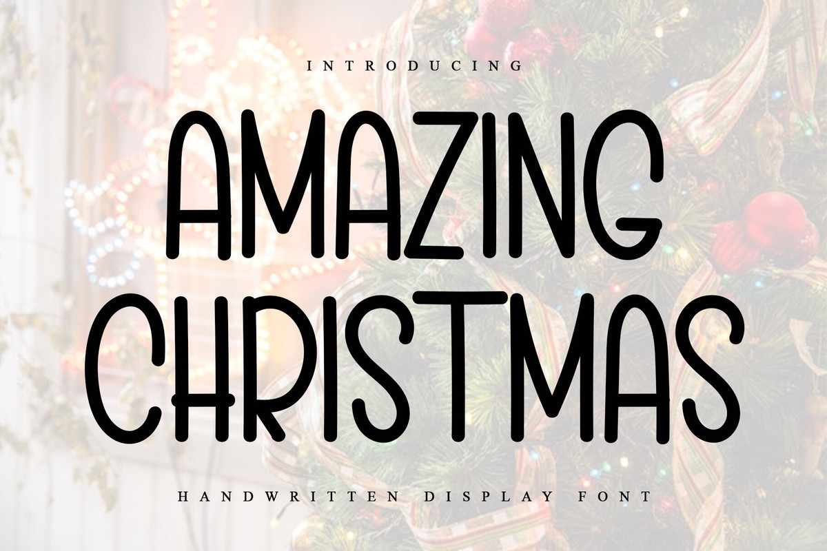 Font Amazing Christmas