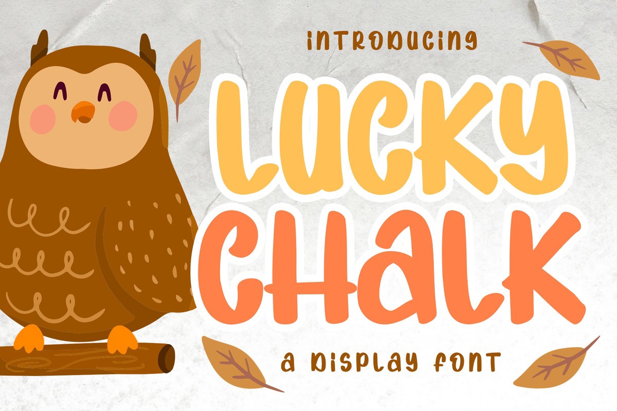 Font Lucky Chalk