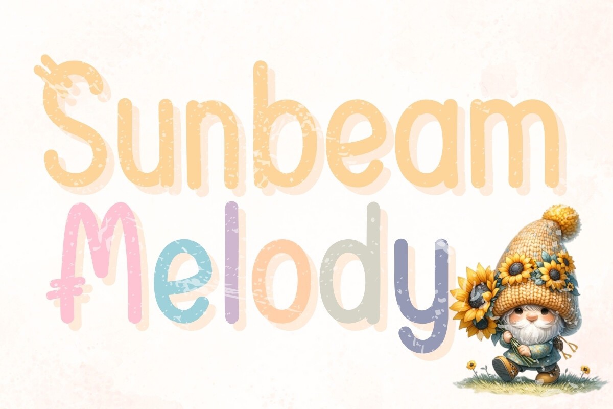 Font Sunbeam Melody