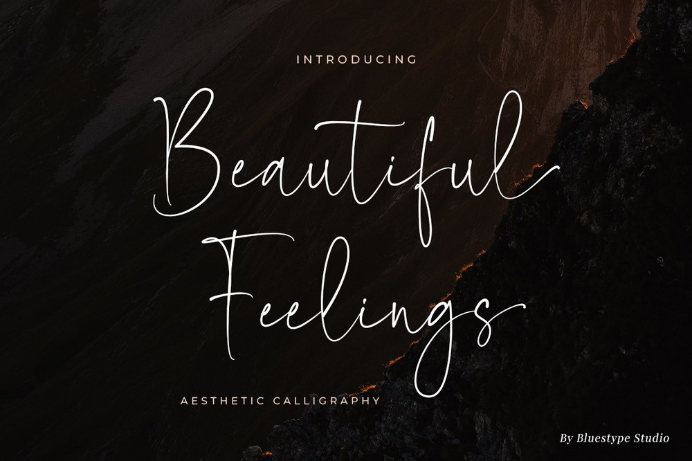 Font Beautiful Feelings