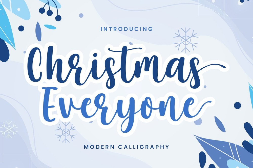 Font Christmas Everyone