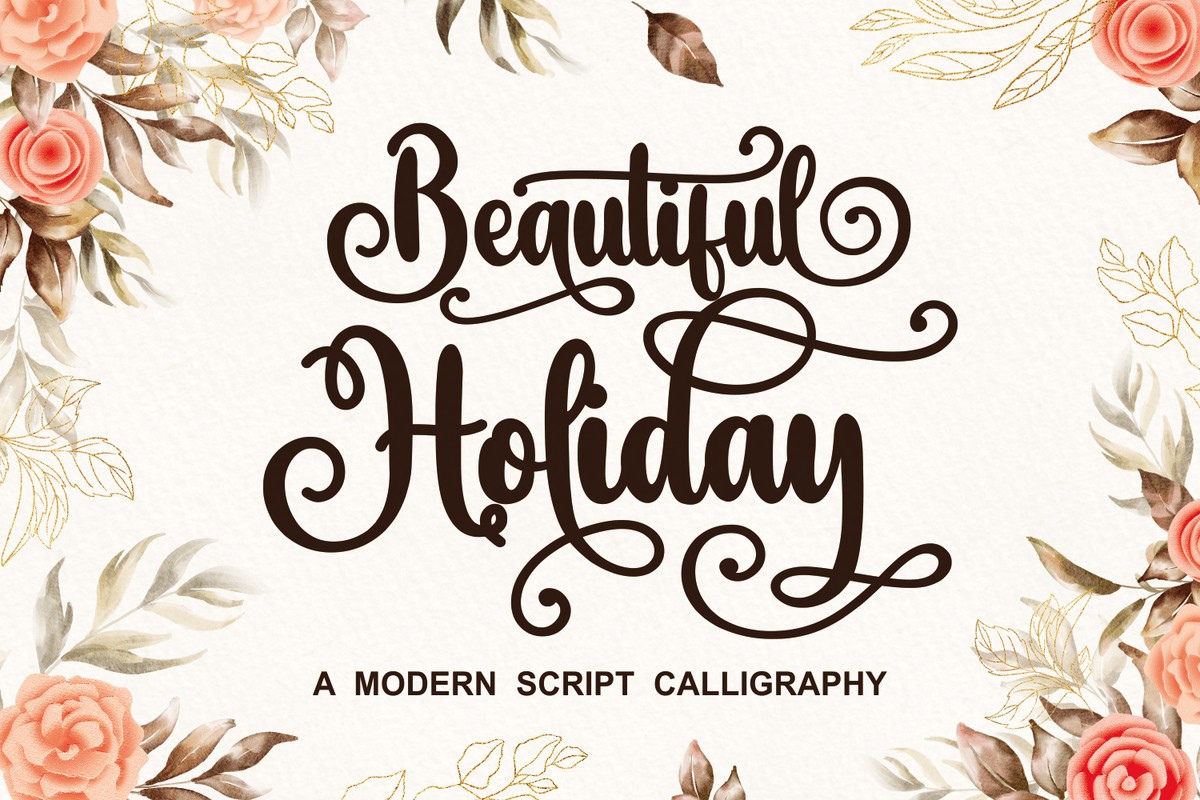 Font Beautiful Holiday