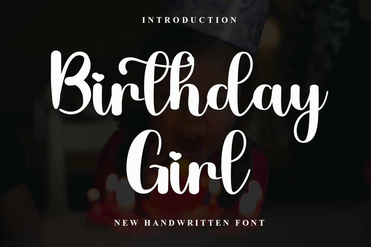 Font Birthday Girl