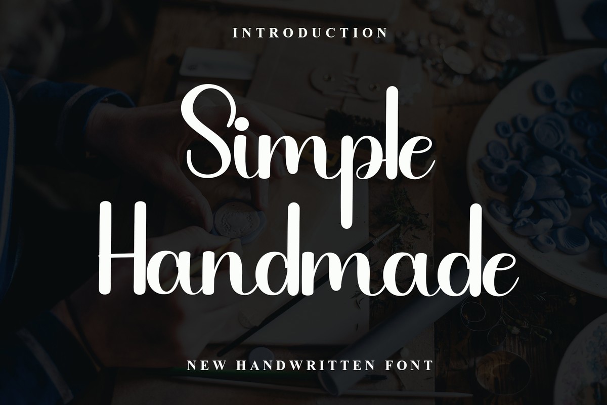 Font Simple Handmade