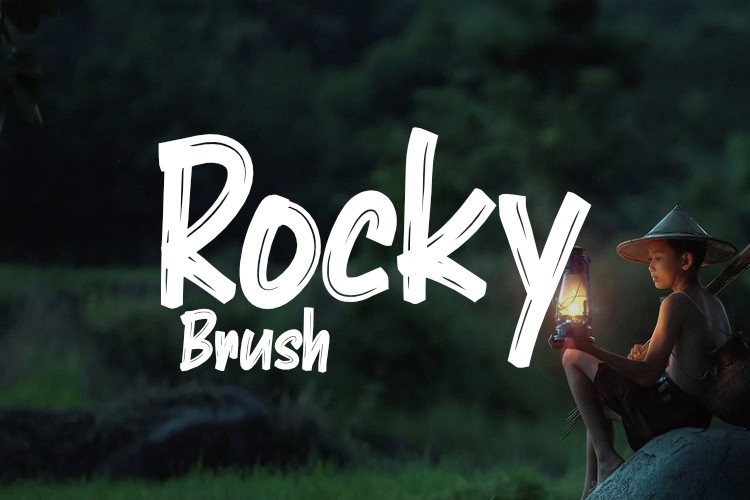 Font Rocky Brush