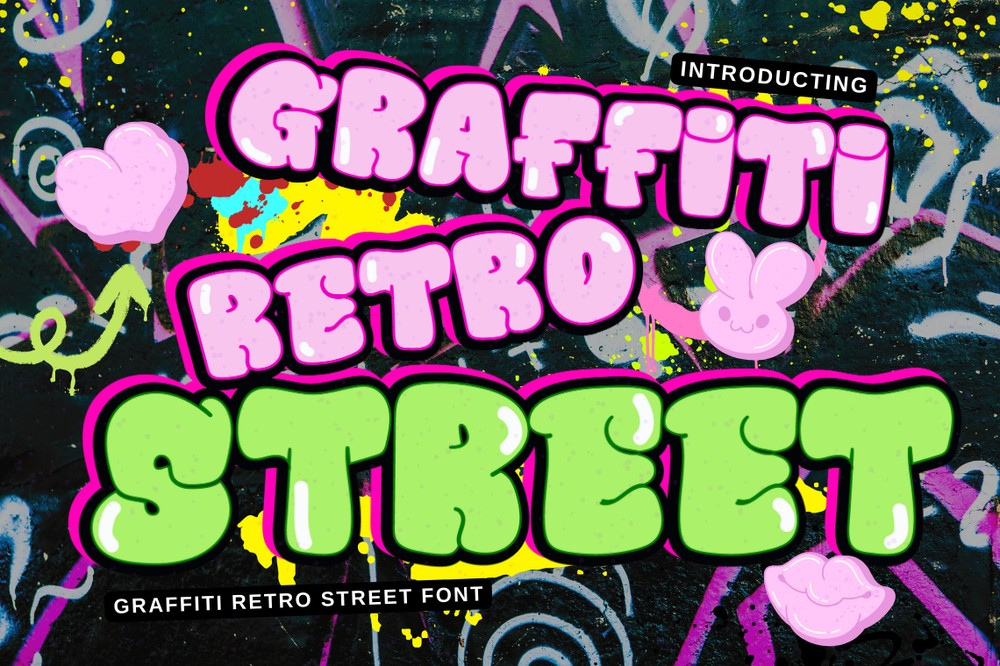 Font Graffiti Retro Street