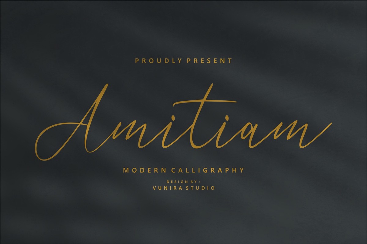 Font Amitiam