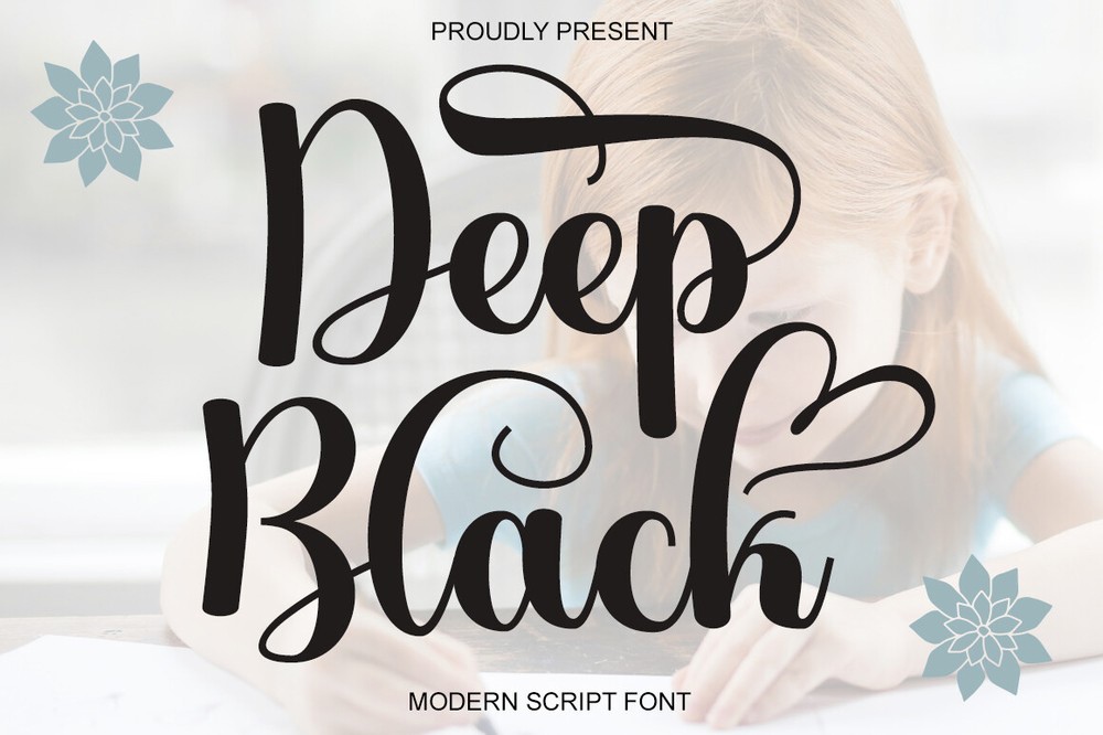 Font Deep Black