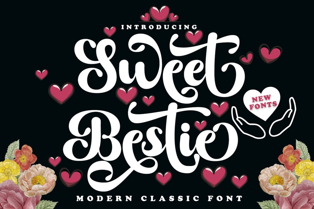 Font Sweet Bestie Script