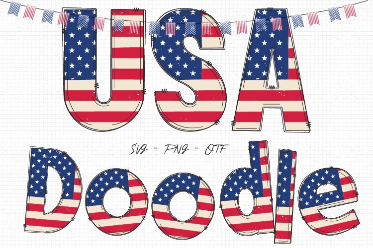 Font USA Doodle