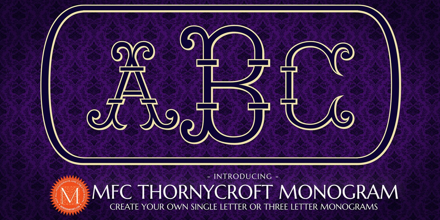 Font MFC Thornycroft Monogram