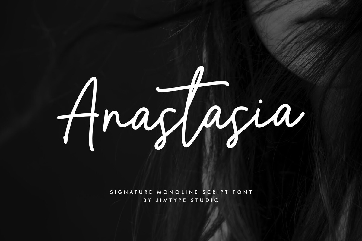 Font Anastasia Script