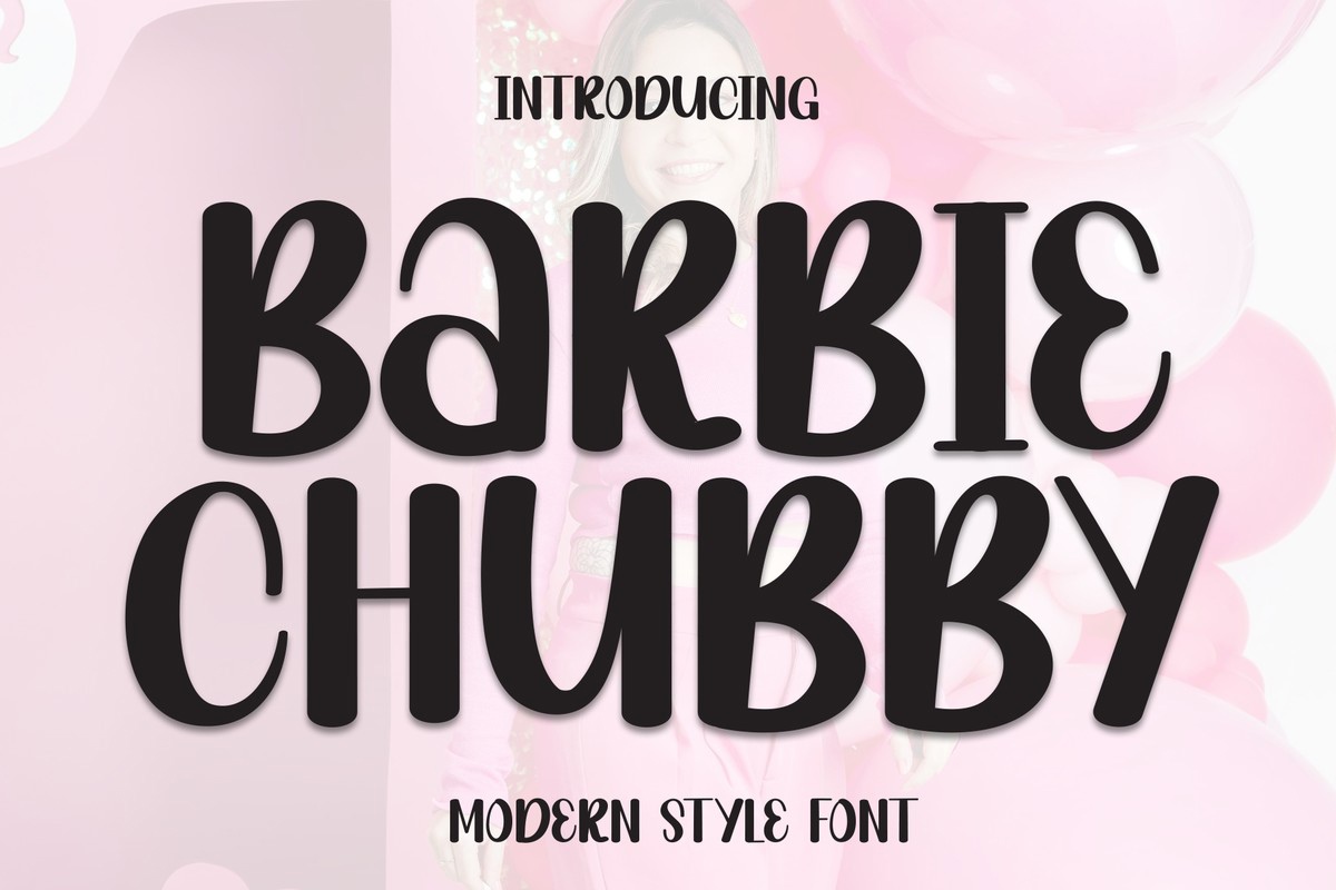 Font Barbie Chubby