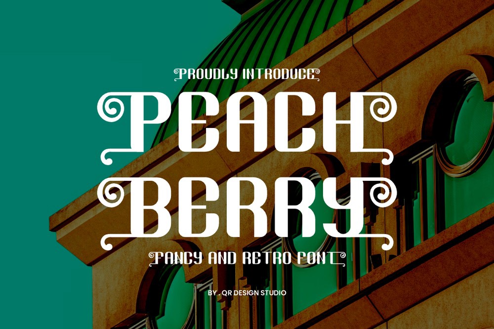 Font Peach Berry