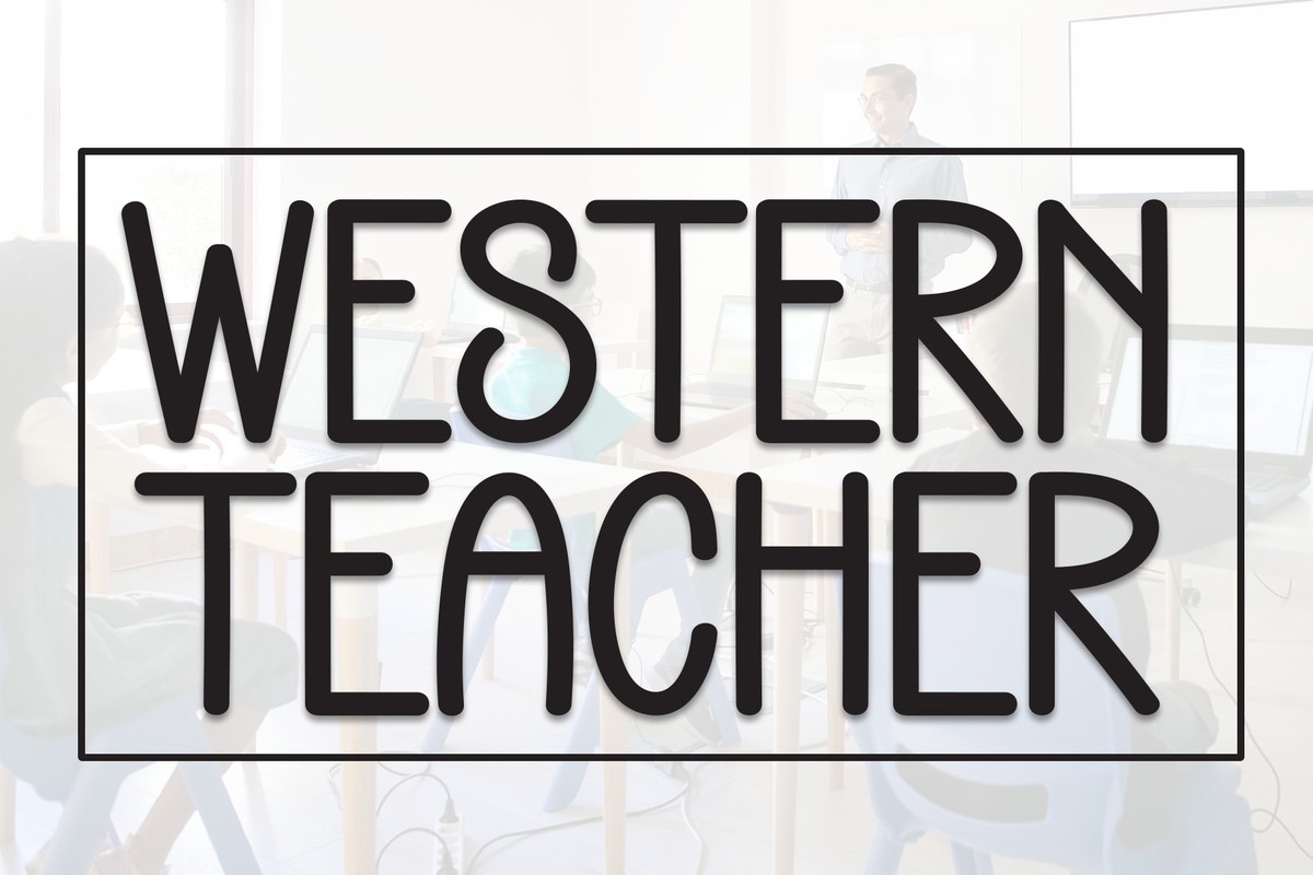 Font Western Teacher