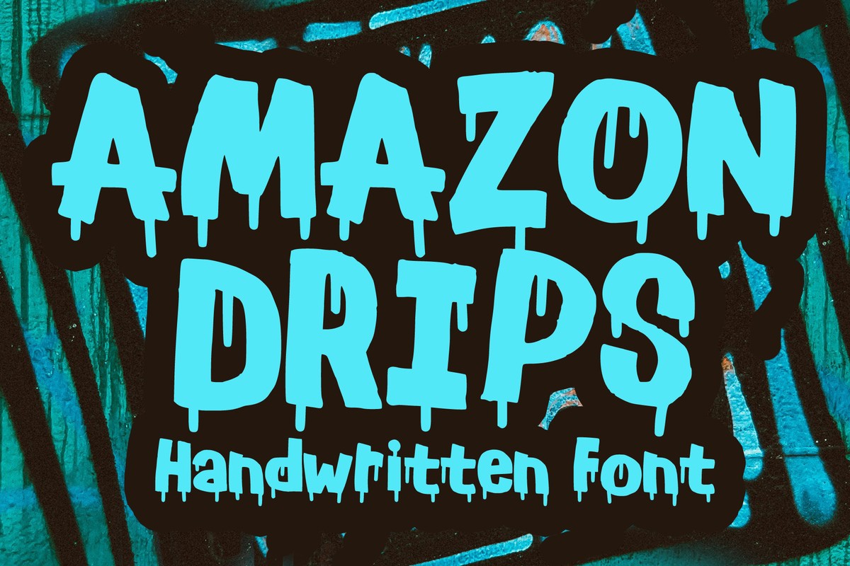 Font Amazon Drips