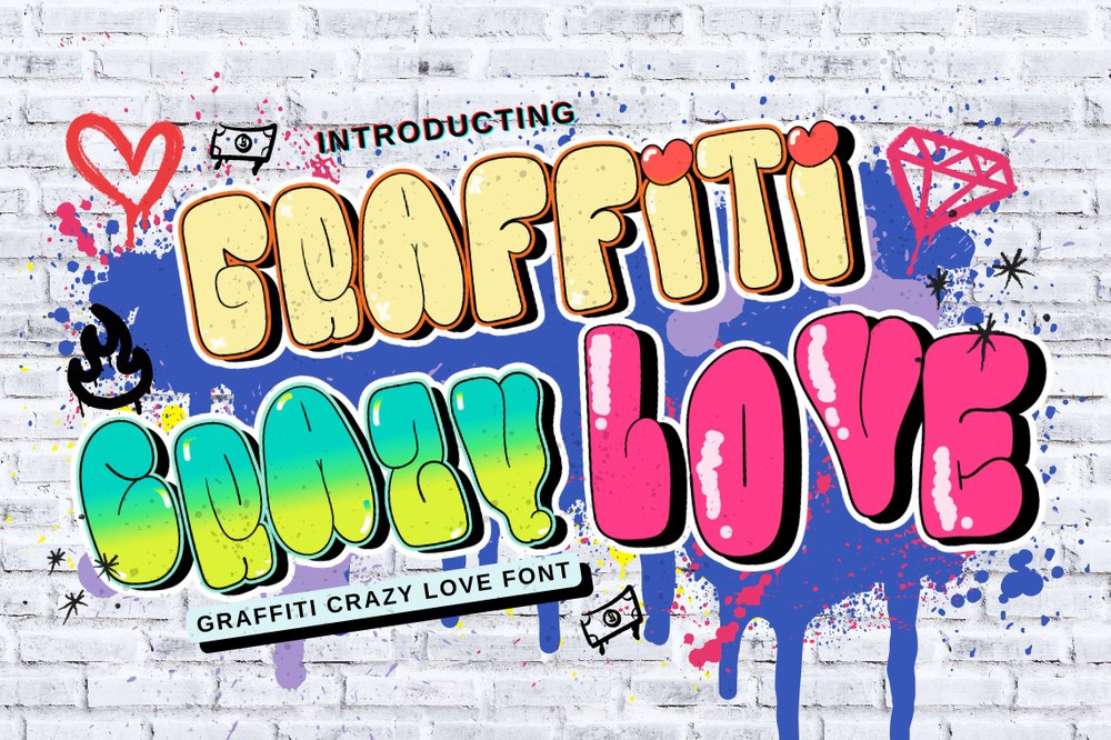 Font Graffiti Crazy Love