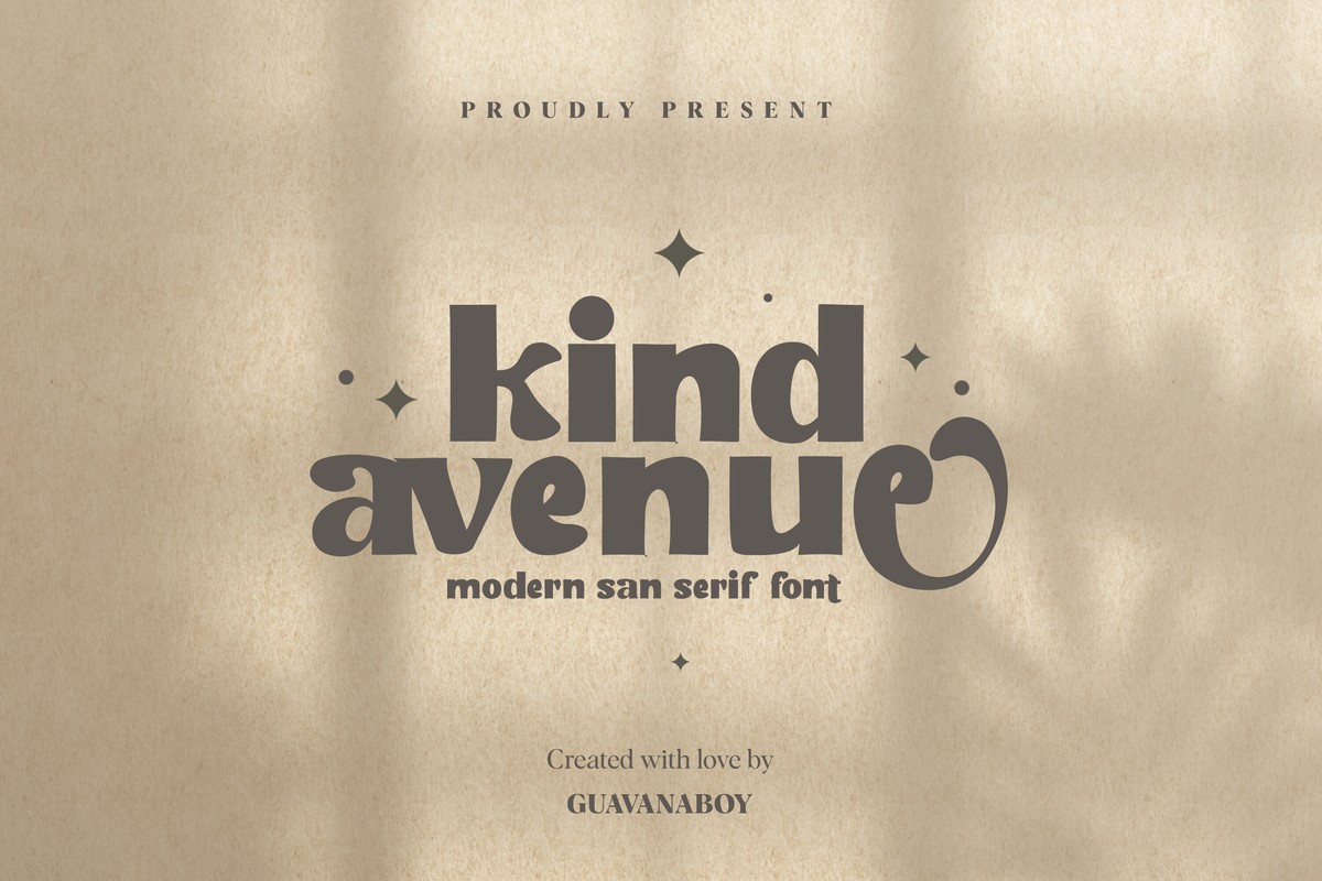 Font Kind Avenue