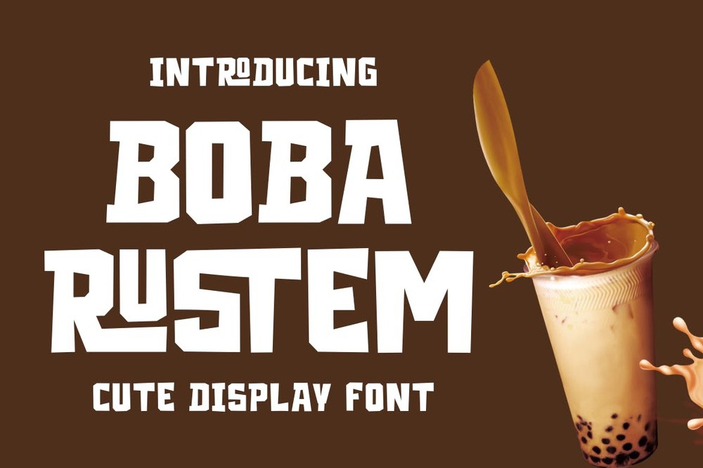 Font Boba Rustem