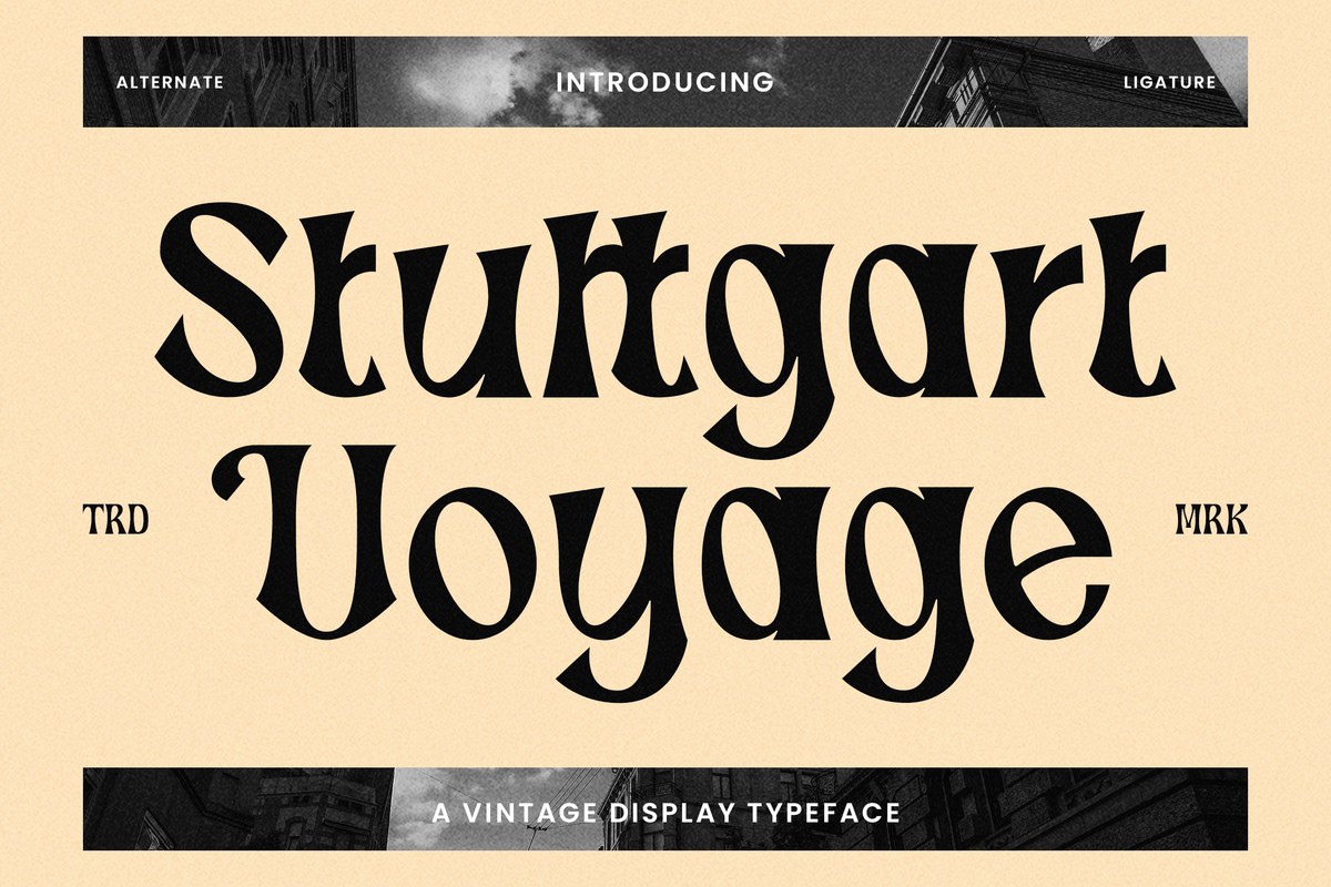 Font Stuttgart Voyage