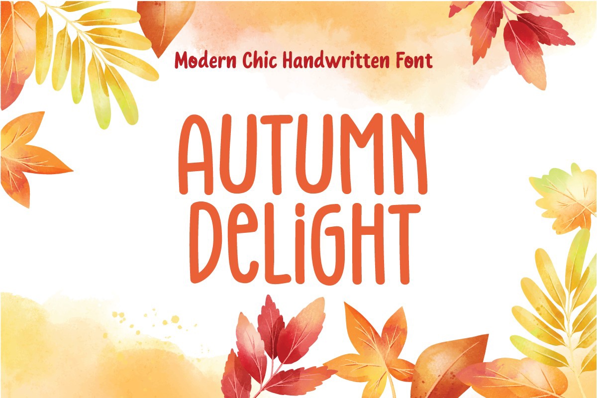 Font Autumn Delight