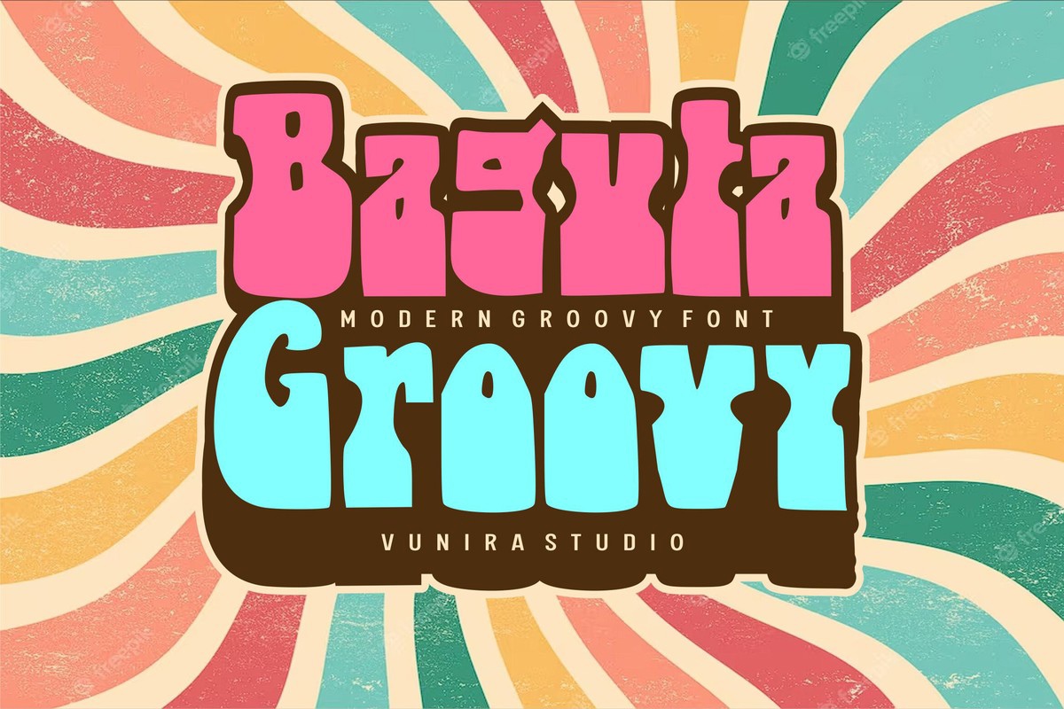 Font Baguta Groovy