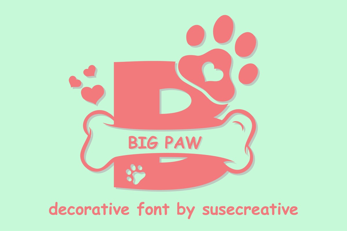 Font Big Paw