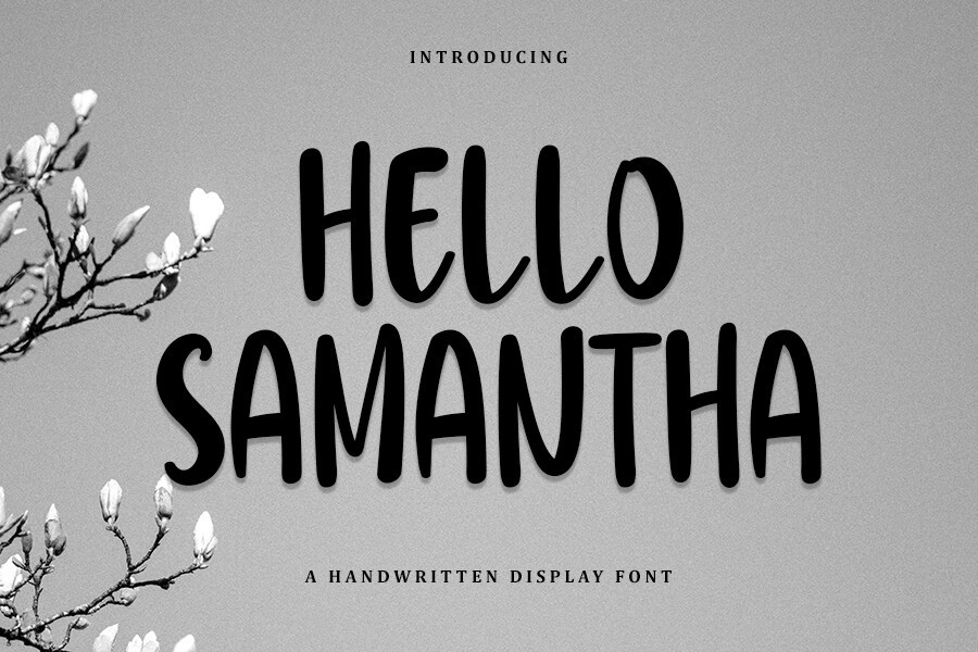 Font Hello Samantha