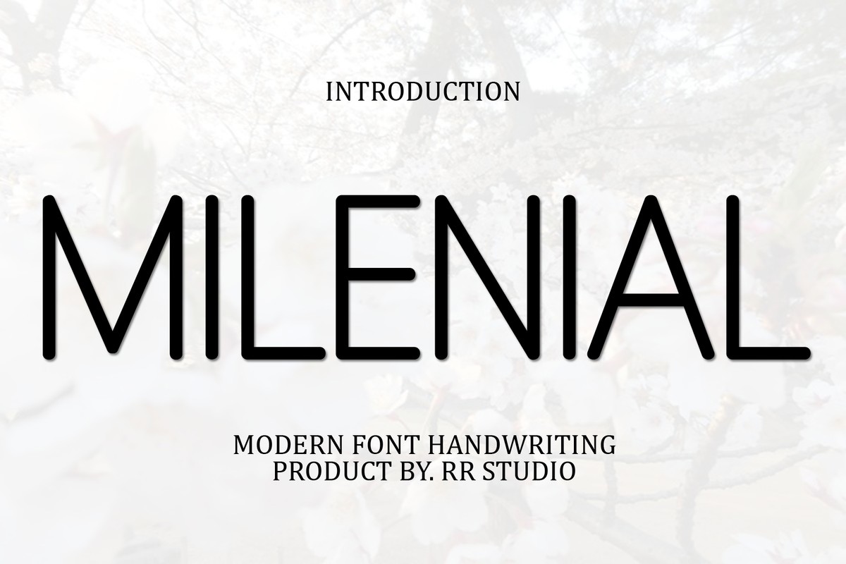 Font Milenial