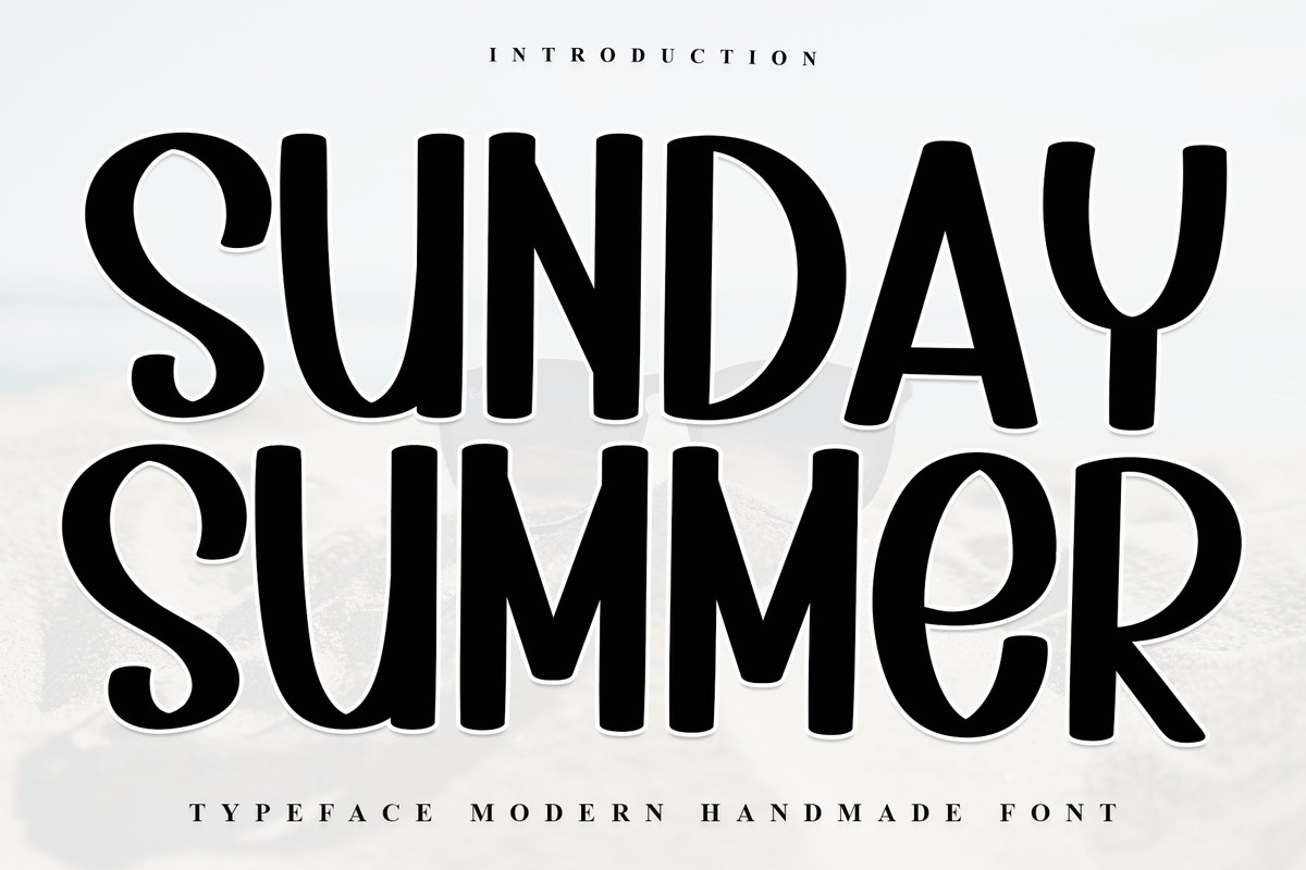 Font Sunday Summer