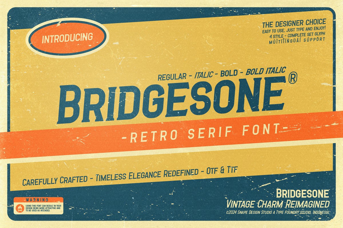 Font Bridgesone