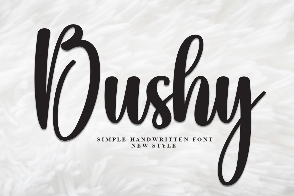 Font Bushy