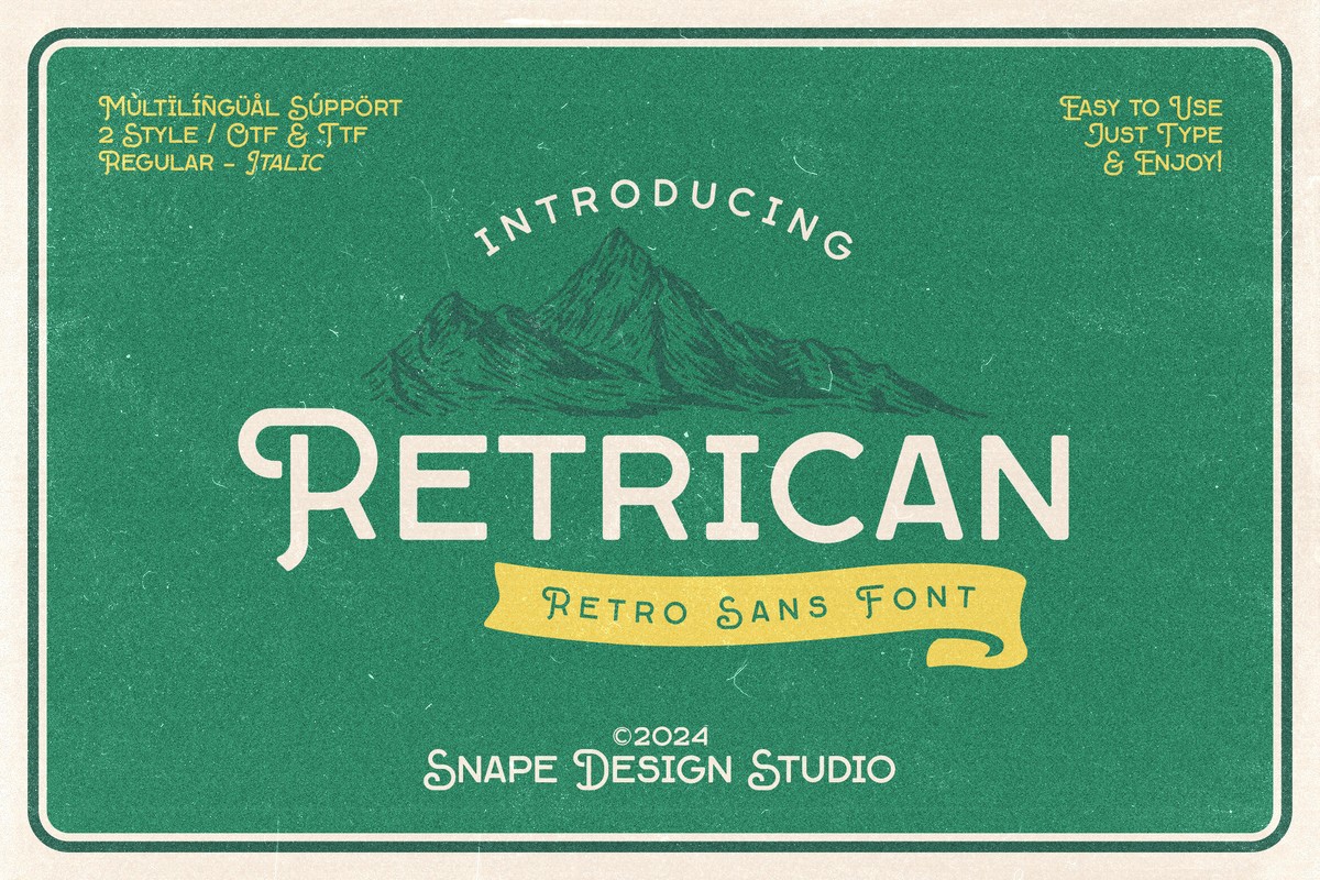 Font Retrican