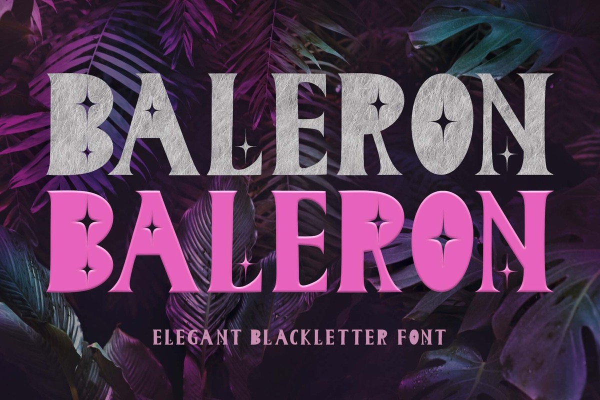 Font Baleron