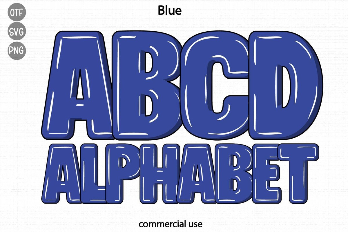 Font Blue